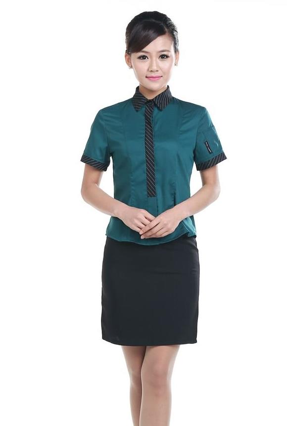 餐廳服務員工裝定制哪家便宜質量又好 餐廳服務員工裝款圖